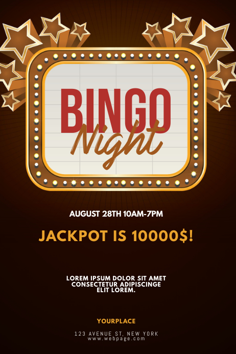 Bingo Night Flyer Design Template | PosterMyWall