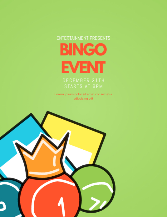 Bingo Night Flyer Template