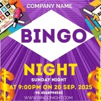 Bingo Night event Instagram post Template | PosterMyWall
