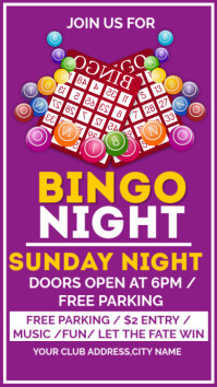 Bingo Night  Instagram Story template
