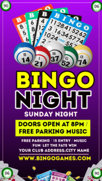 Bingo Night Instagram Story template