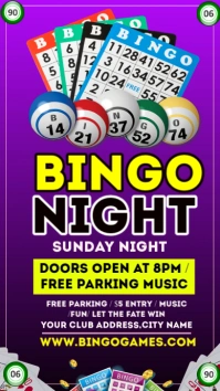 Bingo Night Instagram Story Indaba yaku-Instagram template