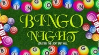 Bingo night new brand template Ekran reklamowy (16:9)
