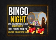 Bingo Night New Professional Logo Design Postcard Postal template