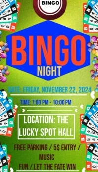 Bingo night party new professional template 2025 Business Card