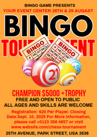 Bingo Night Poster A4 template
