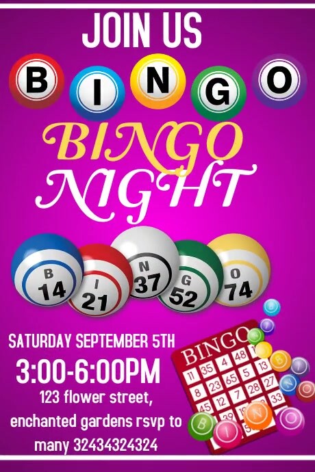 Copy of Bingo Night Poster | PosterMyWall