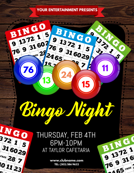 Copy of Bingo Night Flyer PosterMyWall
