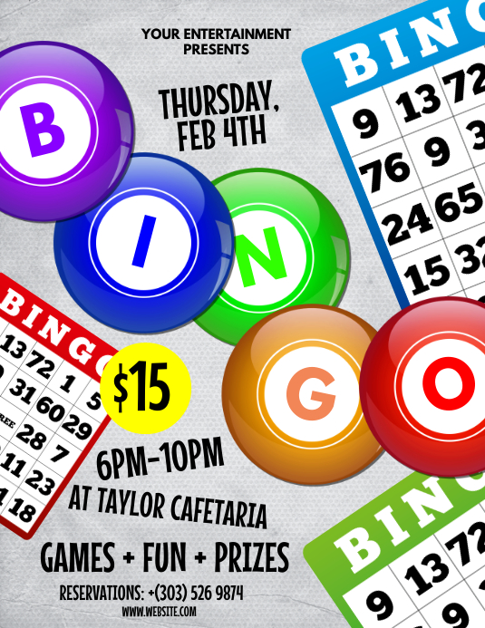 Bingo Night Flyer Template PosterMyWall