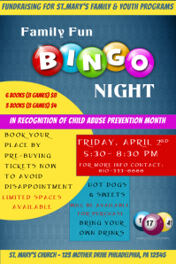 200 Bingo Night Template Customizable Design Templates Postermywall