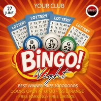 Bingo night template Square (1:1)