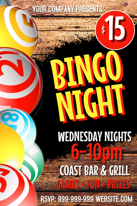 Bingo Poster Template PosterMyWall bingo-poster-template-postermywall