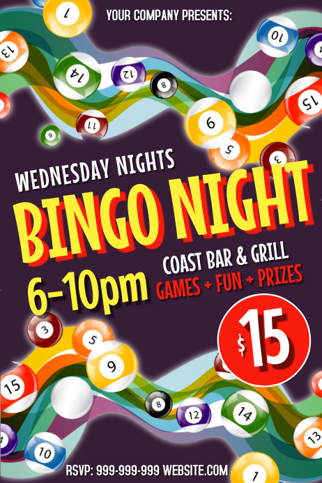 Bingo Poster Template PosterMyWall bingo-poster-template-postermywall