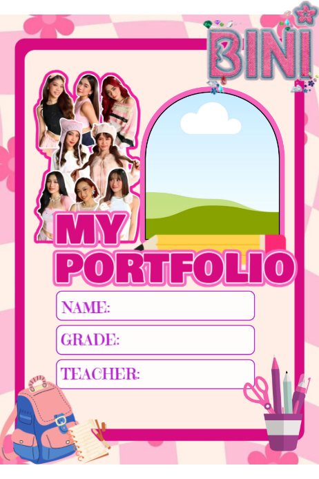 Bini Graduation Layout Sample BINI Portfolio Template | PosterMyWall