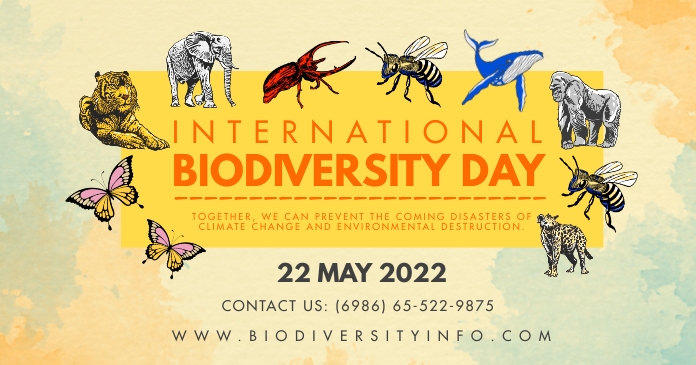 Biodiversity Facebook Shared Image Post Obraz udostępniany na Facebooku template