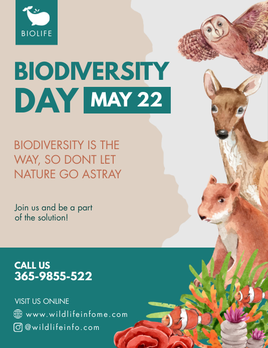 Biome Flyer Example Biodiversity Flyer Template | PosterMyWall