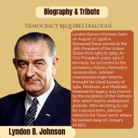 Biography Square (1:1) template