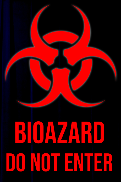 Biohazard Template PosterMyWall