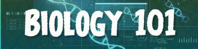 Plantilla de Biology 101 Google Classroom Header | PosterMyWall