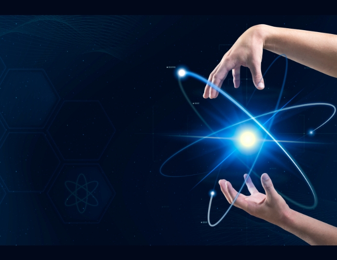 Biotechnology nuclear medicine with scientist Template | PosterMyWall