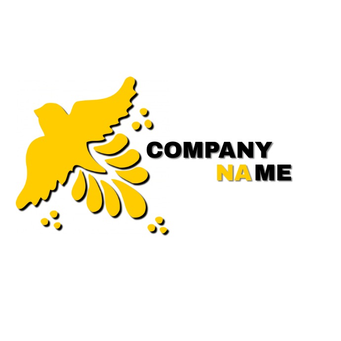 Bird Company Name Yellow And Black Template Postermywall