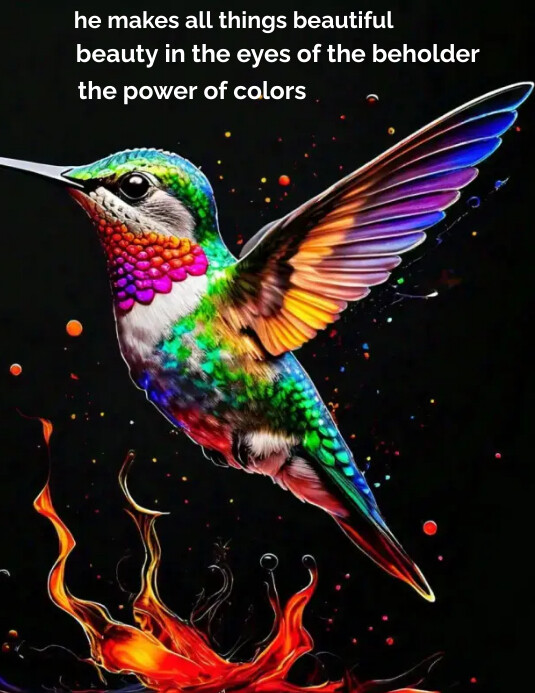 bird Flyer (US Letter) template