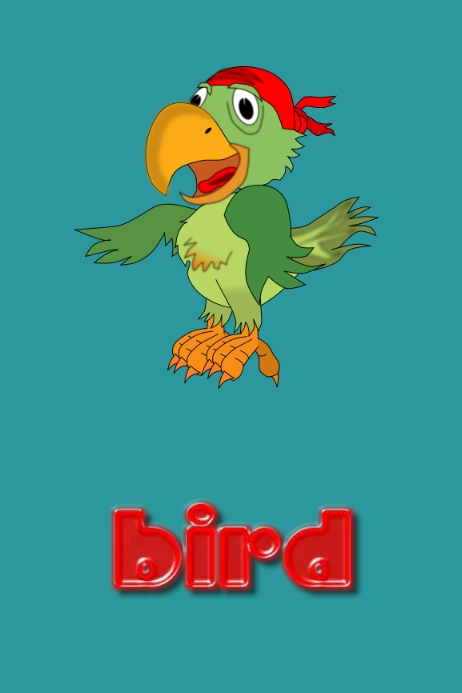 bird Poster template