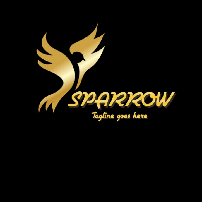 Bird logo,bird minimal,wings 3d logo,sparrow Logotyp template
