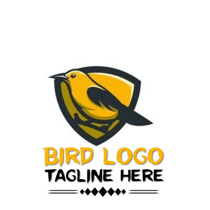 Bird Logo Logotyp template