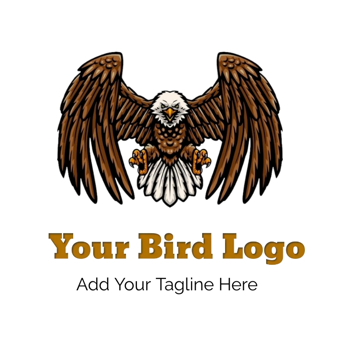 Bird Logo Logótipo template