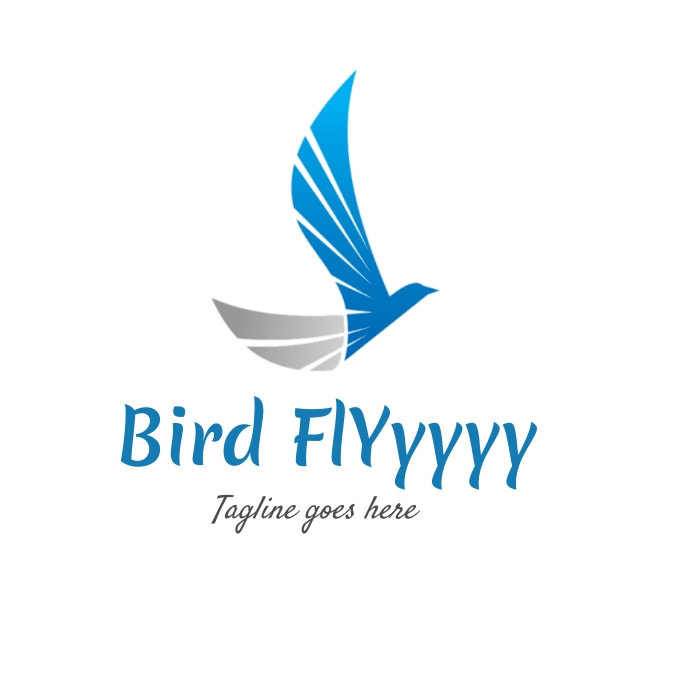 Bird logo icon,sparrow logo, Bird vector logo Logotyp template
