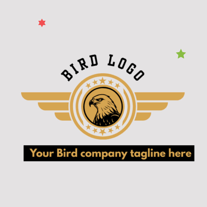 Bird logo pet logo eagle logo Logótipo template