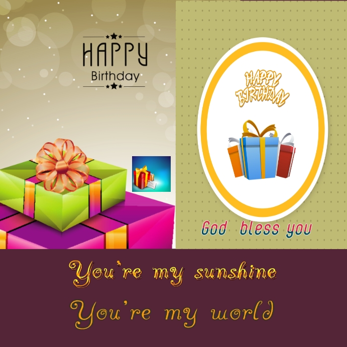 Birth day card Template | PosterMyWall