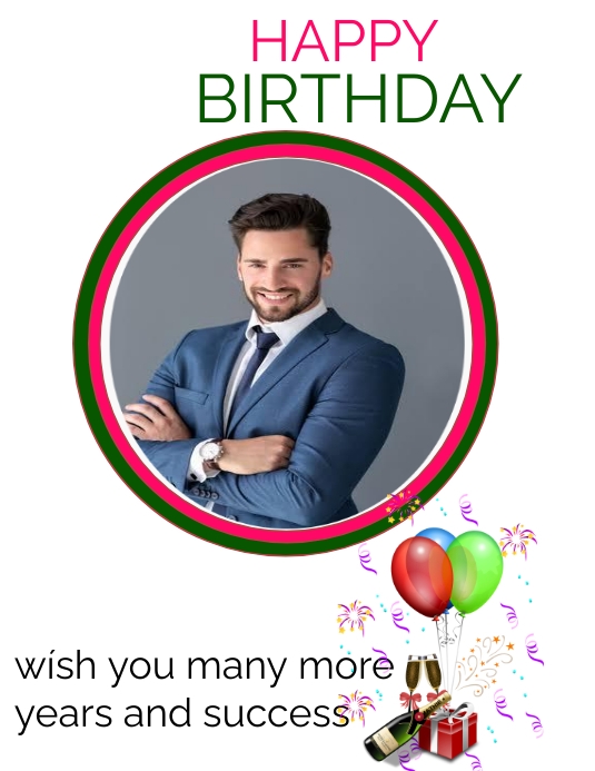 Birth Template PosterMyWall