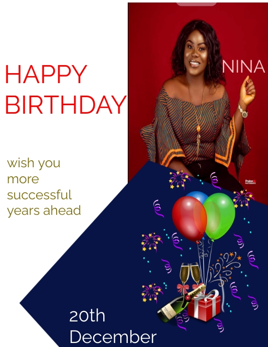 Birth Template PosterMyWall