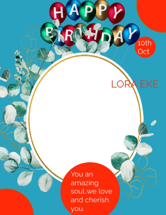 Birth Template PosterMyWall