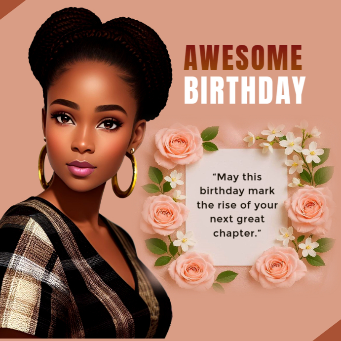 Birthday, happy birthday, plus one, plus one today, happy birthday Instagram Post template