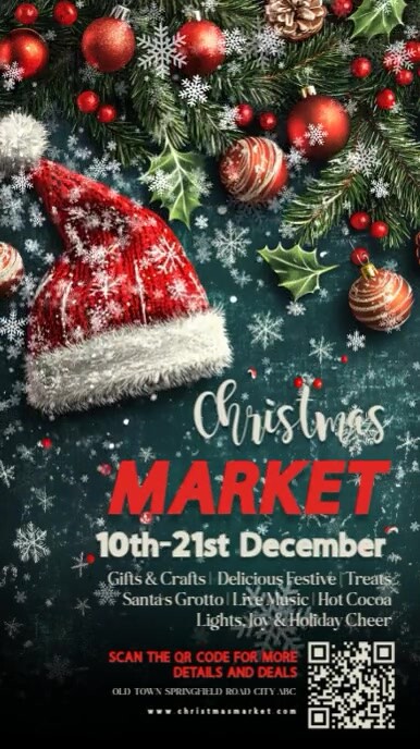 Christmas,new year,event,sale Instagram Story template