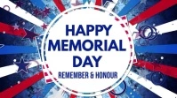 Memorial day sale,event,4th of july Digital Display (16:9) template