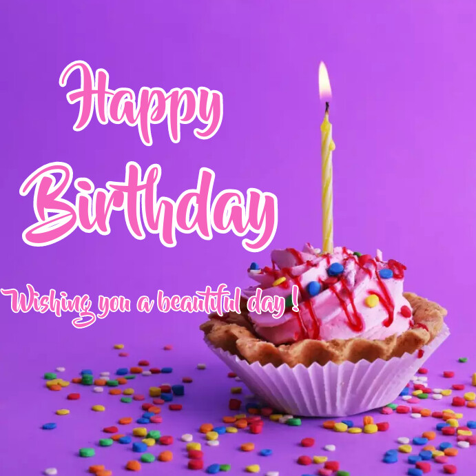 Birthday,Instagram post, template PosterMyWall
