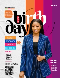 Birthday, Anniversary Flyer Template