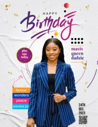 Birthday, Anniversary Flyer Template