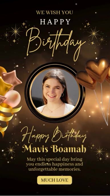 Birthday, Church Instagram Reel template