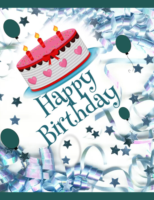 生日,活动模板 | postermywall