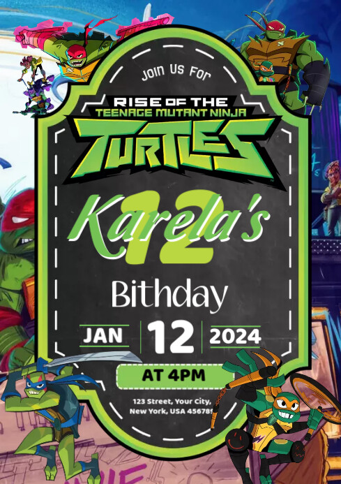 Birthday, Event Flyer A1 template