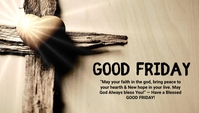 Good friday,easter,event Blog Header template