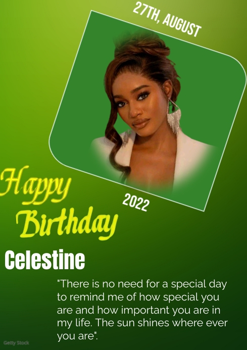 Birthday (3) A4 template
