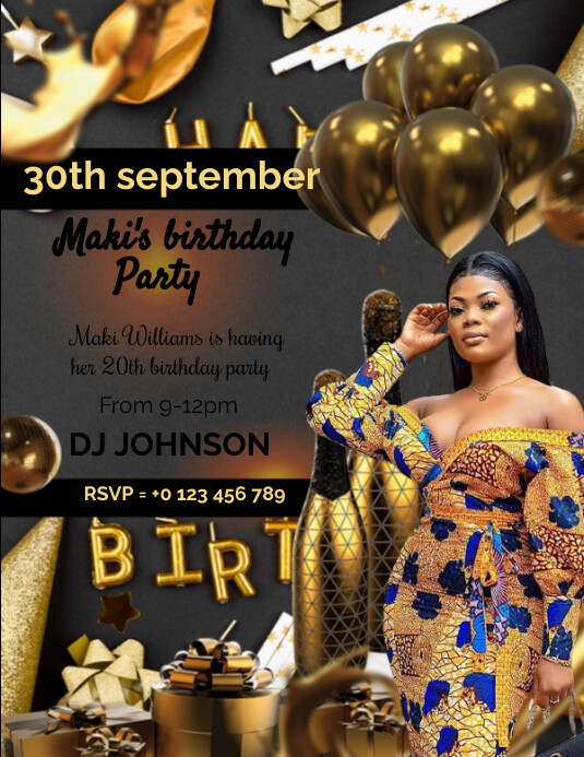 Birthday (11) Template | PosterMyWall