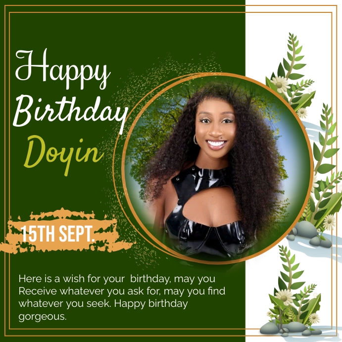 Birthday (27) Instagram Post template