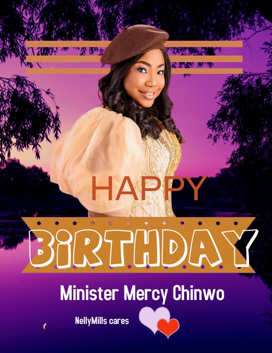 Birthday (29) Ulotka (US Letter) template